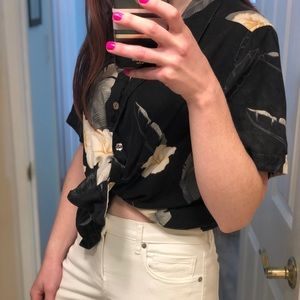 Vintage Tommy Bahama Silk Hawaiian Shirt